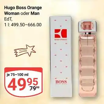 Globus Hugo boss orange woman Angebot