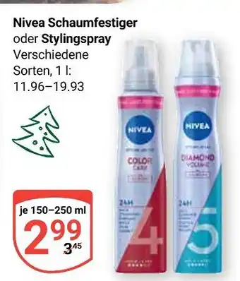 Globus Nivea schaumfestiger Angebot