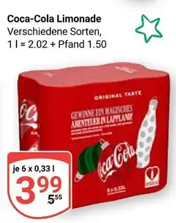 Globus Coca-cola limonade Angebot
