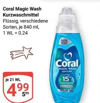 Globus Coral magic wash kurzwaschmittel Angebot