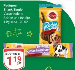 Globus Pedigree snack single rodeo duos Angebot