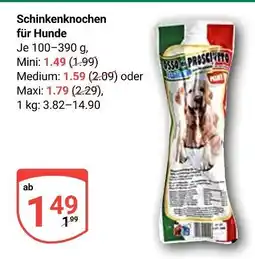 Globus Schinkenknochen für hunde Angebot