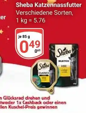 Globus Sheba katzennassfutter Angebot