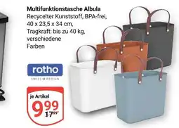 Globus Rotho multifunktionstasche albula Angebot