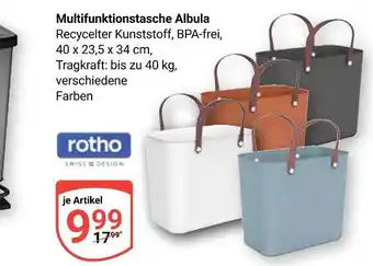 Globus Rotho multifunktionstasche albula Angebot