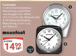 Globus Manufact funkwecker Angebot
