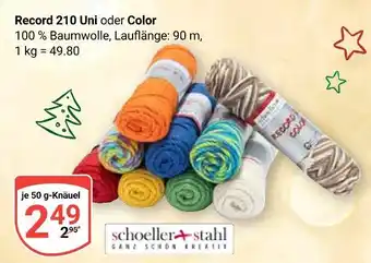 Globus Schoeller + stahl record 210 uni Angebot
