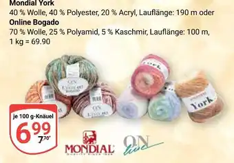 Globus Mondial york Angebot