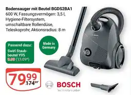 Globus Bosch bodensauger mit beutel bgds2ba1 Angebot