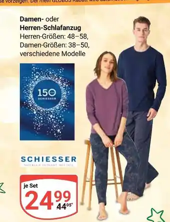 Globus Schiesser damen-schlafanzug Angebot