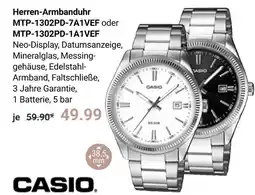 Globus Casio herren-armbanduhr mtp-1302pd-7a1vef Angebot