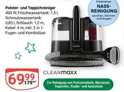 Globus Cleanmaxx polster- und teppichreiniger Angebot