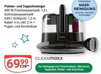 Globus Cleanmaxx polster- und teppichreiniger Angebot