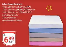 Globus Biber-spannbetttuch Angebot