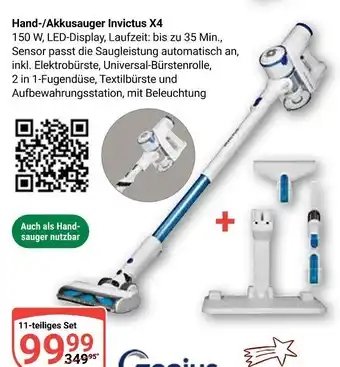 Globus Genius hand-/akkusauger invictus x4 Angebot