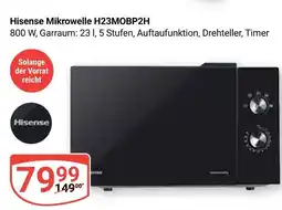 Globus Hisense mikrowelle h23mobp2h Angebot