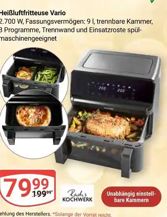 Globus Rachs kochwerk heißluftfritteuse vario Angebot