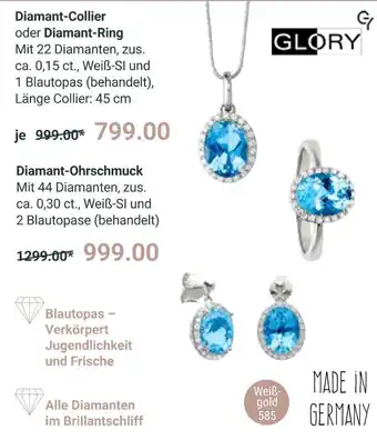 Globus Glory diamant-collier Angebot