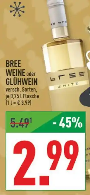 Marktkauf Bree weine Angebot