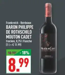 Marktkauf Baron philippe de rothschild mouton cadet Angebot