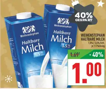 Marktkauf Weihenstephan haltbare milch 1,5% fett Angebot
