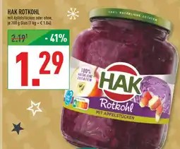Marktkauf Hak rotkohl mit apfelstücken oder ohne Angebot