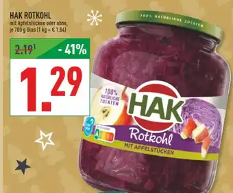 Marktkauf Hak rotkohl mit apfelstücken oder ohne Angebot