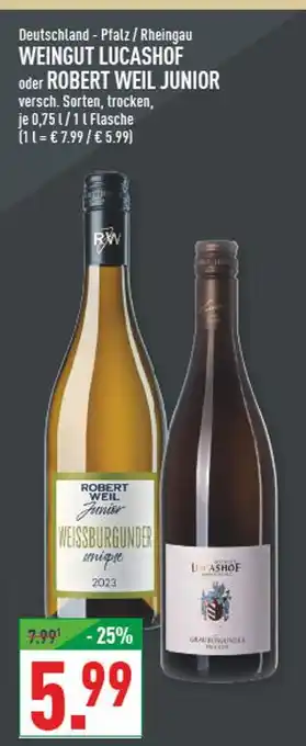 Marktkauf Robert weil junior weissburgunder trocken 2023 Angebot