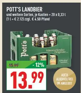 Marktkauf Pott's landbier Angebot