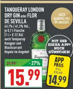 Marktkauf Tanqueray london dry gin Angebot