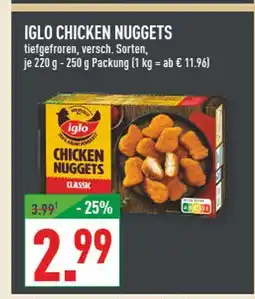 Marktkauf Iglo chicken nuggets Angebot