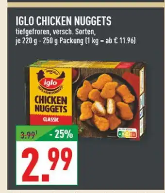 Marktkauf Iglo chicken nuggets Angebot
