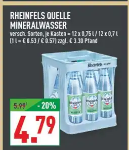 Marktkauf Rheinfels quelle mineralwasser Angebot