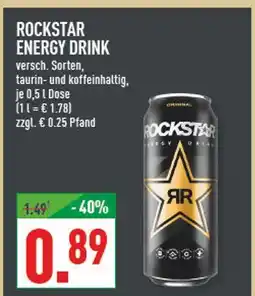 Marktkauf Rockstar energy drink Angebot