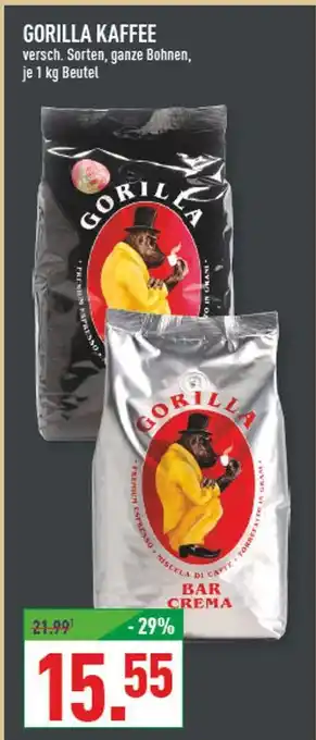 Marktkauf Gorilla kaffee Angebot
