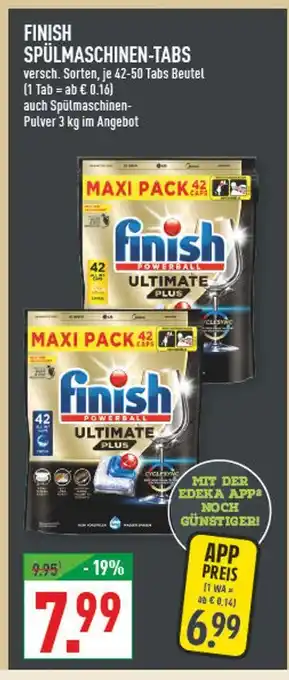 Marktkauf Finish spülmaschinen-tabs ultimate plus Angebot