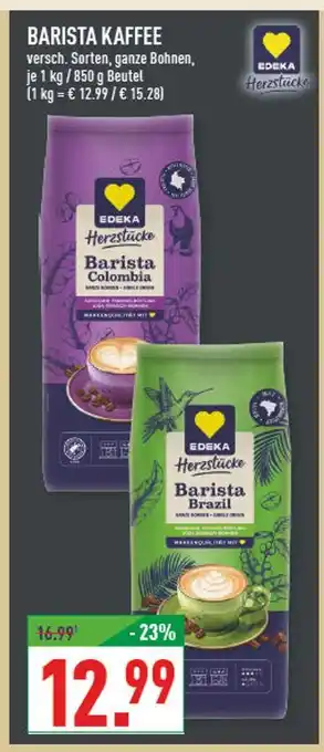 Marktkauf Edeka herzstücke barista colombia Angebot