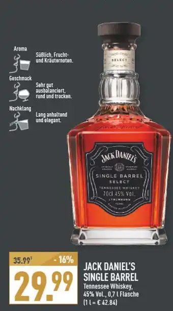 Marktkauf Jack daniel's single barrel Angebot