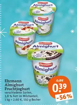 tegut Ehrmann almighurt fruchtjoghurt Angebot