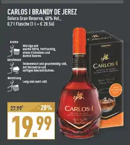 Marktkauf Carlos i brandy de jerez solera gran reserva Angebot