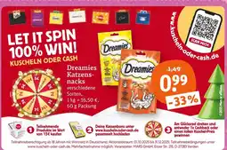 tegut Dreamies katzensnacks Angebot