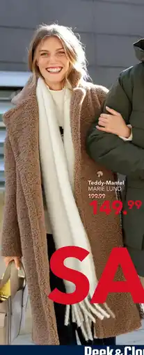 Peek & Cloppenburg Hamburg Marie lund teddy-mantel Angebot