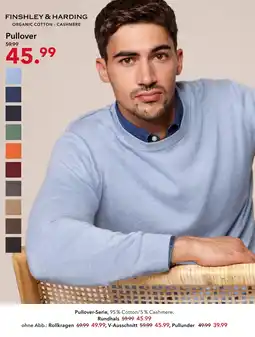 Peek & Cloppenburg Hamburg Finshley & harding pullover-serie Angebot