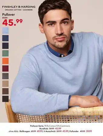Peek & Cloppenburg Hamburg Finshley & harding pullover-serie Angebot