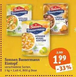 tegut Sonnen bassermann frühlings eintopf Angebot