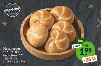 tegut Herzberger bio-kaiserbrötchen Angebot