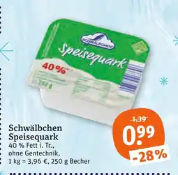 tegut Schwälbchen speisequark Angebot