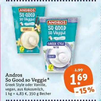 tegut Andros so good so veggie greek style Angebot
