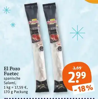 tegut El pozo fuetec Angebot