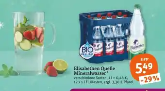 tegut Elisabethen quelle mineralwasser Angebot